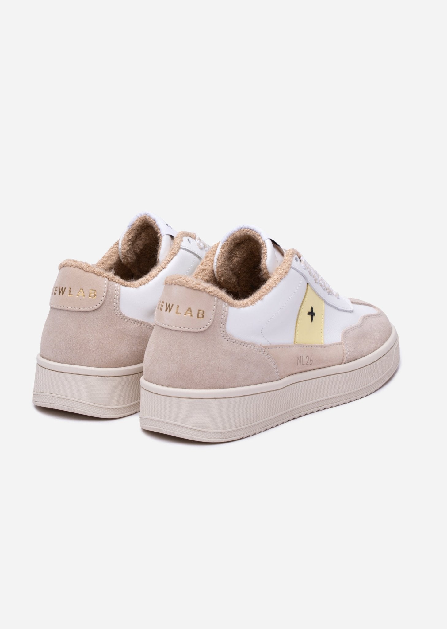 NL26 White/Yellow - NEWLAB - Chaussures - NEWLAB