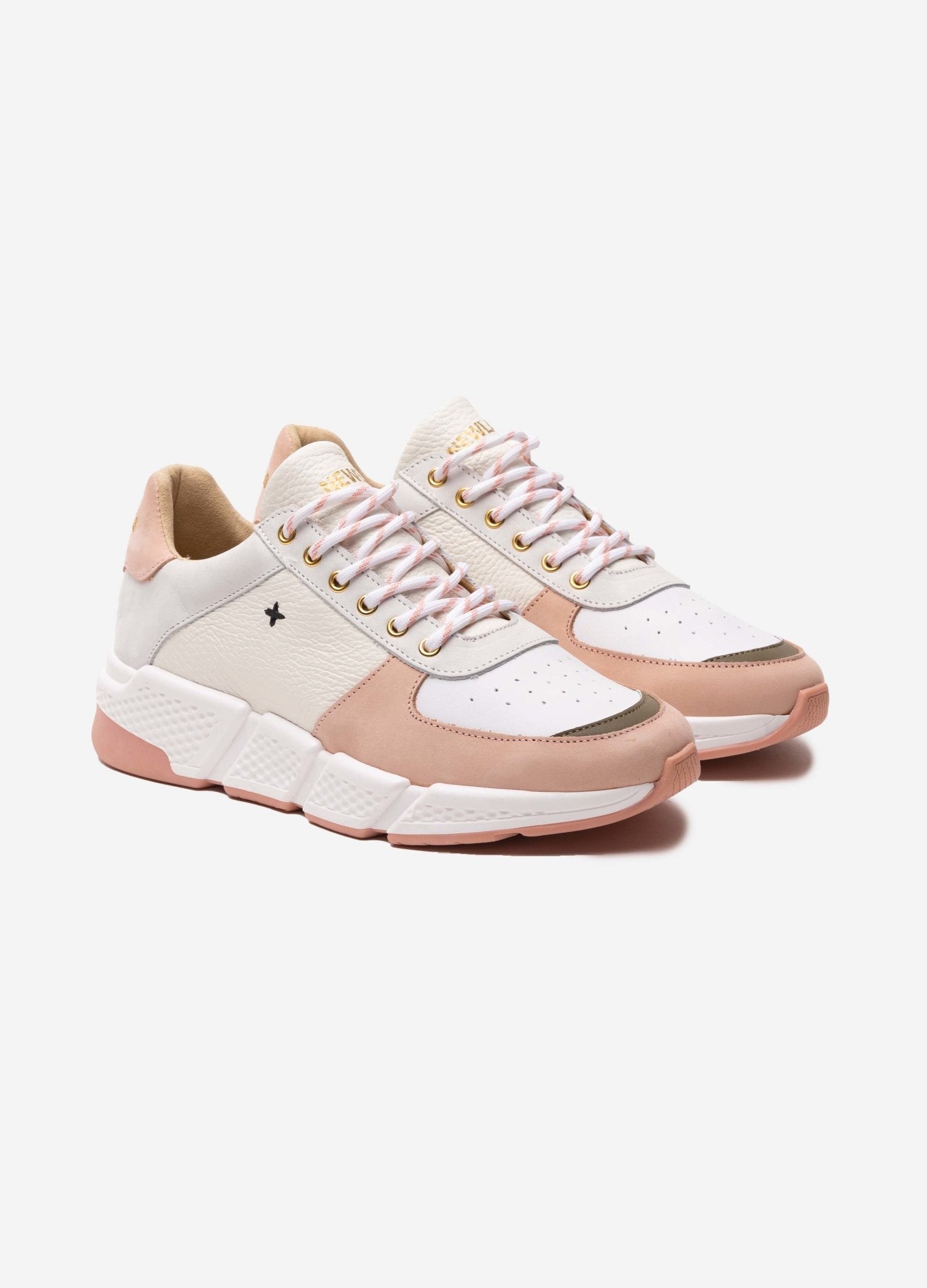 COOPER White/Nude - NEWLAB - Chaussures - NEWLAB