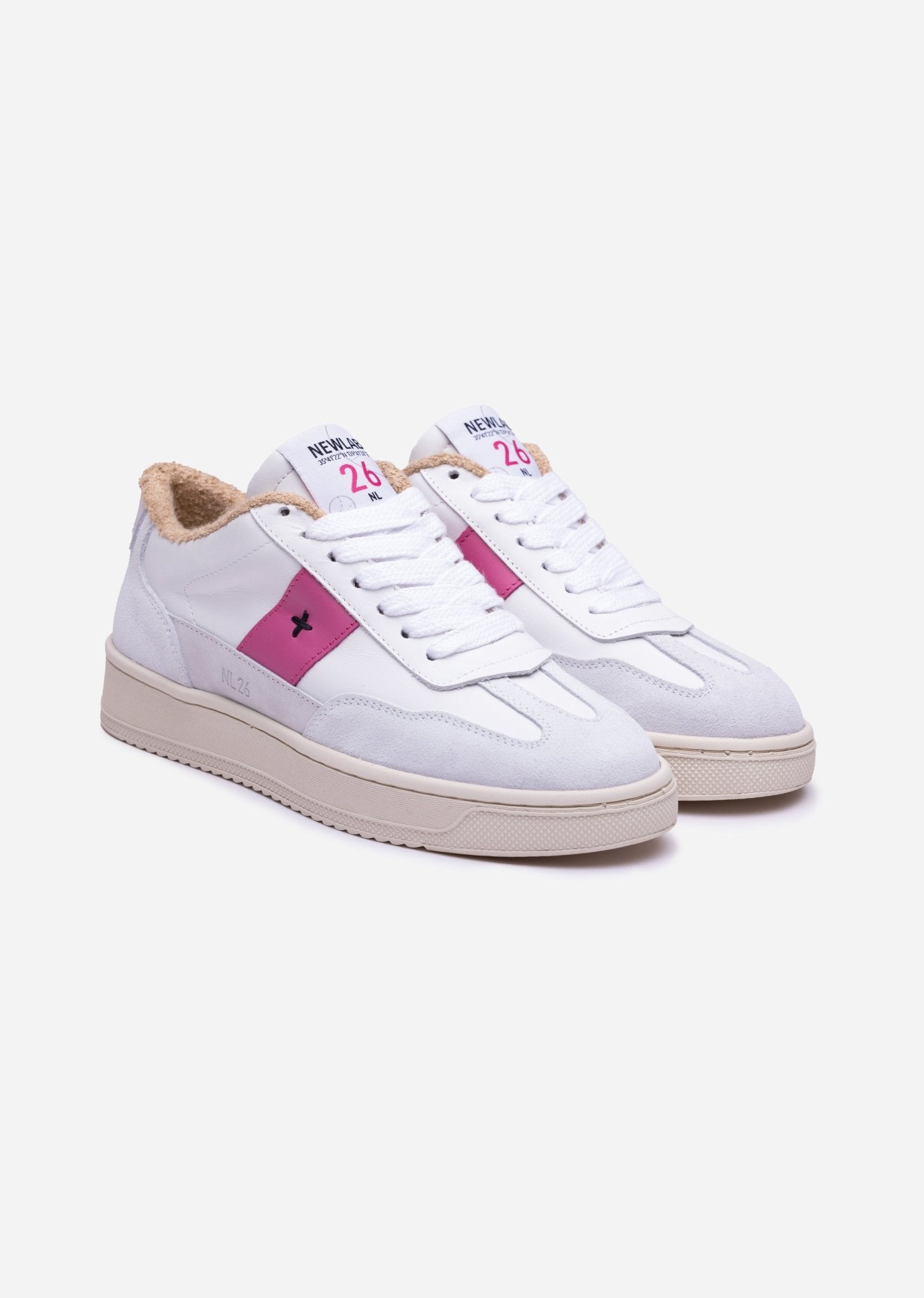 NL26 White/Pink - NEWLAB - Chaussures - NEWLAB